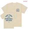 Local Hoops Merch Store Shop Ecru Nyc Basketball & Pizza Tee