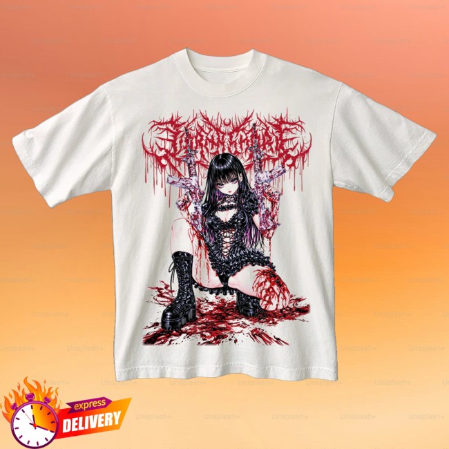 Lorna Shore Merch Store Lorna Shore Anime Gun Shirt