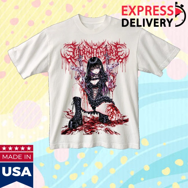 Lorna Shore Merch Store Lorna Shore Anime Gun Shirt