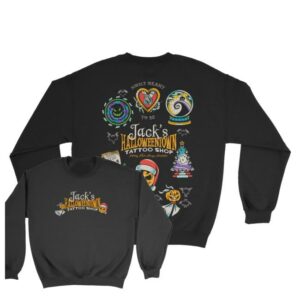 Lost Bros Trading Merch Store Jacks Halloweentown Tattoo Shop Sweatshirt