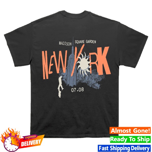 Louis Tomlinson Merch Shop Hdwgh Msg, New York Black T-Shirt