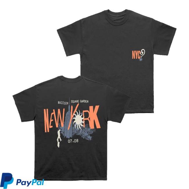 Louis Tomlinson Merch Shop Hdwgh Msg, New York Black T-Shirt