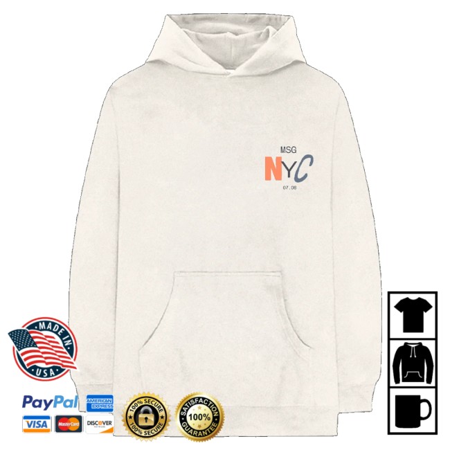 Louis Tomlinson Merch Shop Hdwgh Msg New York Ivory Hoodie