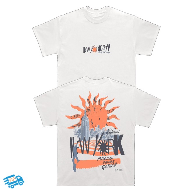 Louis Tomlinson Merch Shop Hdwgh Msg New York Natural Shirt