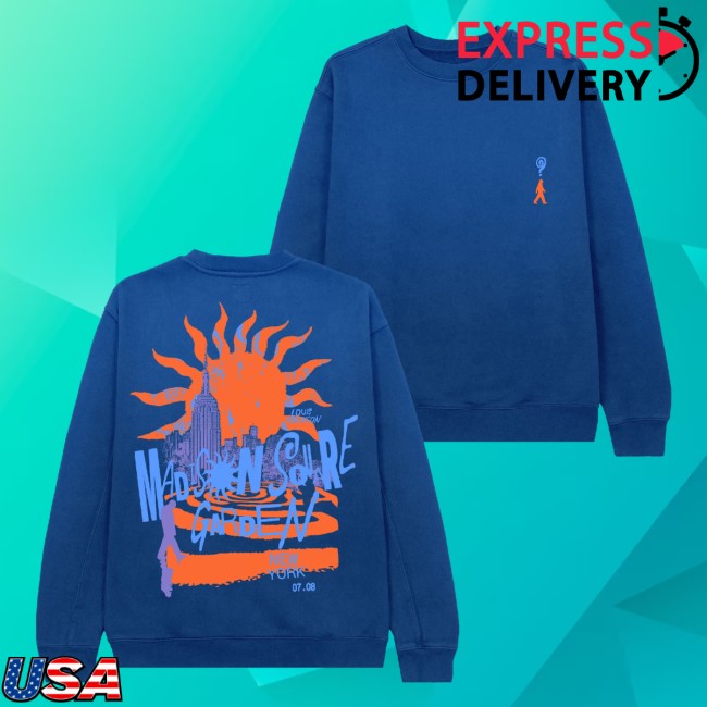 Louis Tomlinson Merch Shop Hdwgh Msg, New York Royal Blue Crewneck
