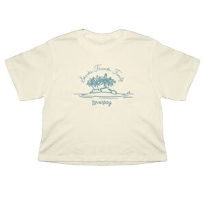 Loverboy Merch Store Sharks, Friends, Family Classic Crop