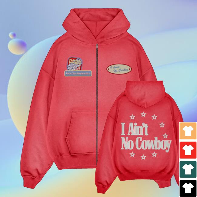 Luke Combs Merch Shop Store I Ain't No Cowboy Zip Hoodie 3 Luke Combs Merch Shop Store I Ain't No Cowboy Zip Hoodie