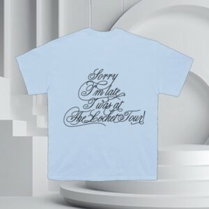 Madison Beer Merch Store Locket Tour Light Blue Tee