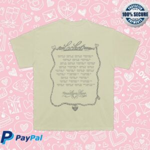 Madison Beer Merch Store Locket Tour Off White Shirt