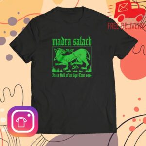 Madra Salach Merch Store Black & Green Spring 2026 Tour Shirt
