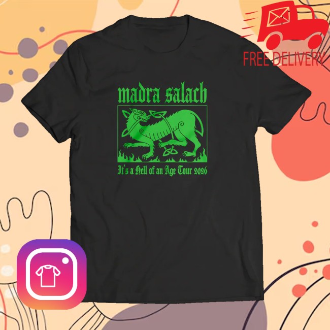 Madra Salach Merch Store Black & Green Spring 2026 Tour Shirt 3 Madra Salach Merch Store Black & Green Spring 2026 Tour Shirt