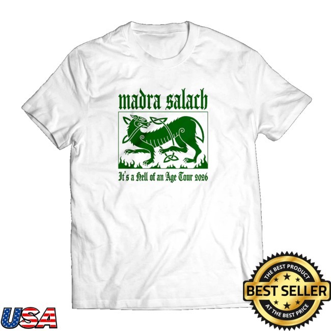 Madra Salach Merch Store White & Green Spring 2026 Tour Shirt 4 Madra Salach Merch Store White & Green Spring 2026 Tour Shirt