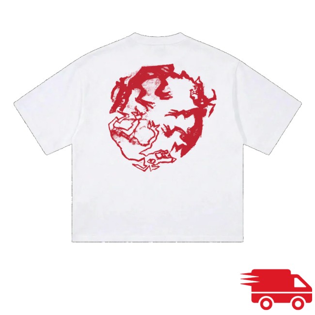 Madra Salach Merch Store White & Red Logo Shirt 4 Madra Salach Merch Store White & Red Logo Shirt