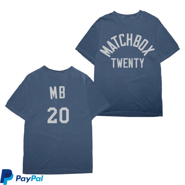 Matchbox Twenty Merch Store Askew Blue Tee 5 Matchbox Twenty Merch Store Askew Blue Tee