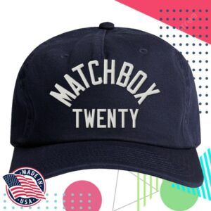 Matchbox Twenty Merch Store Askew Navy Hat