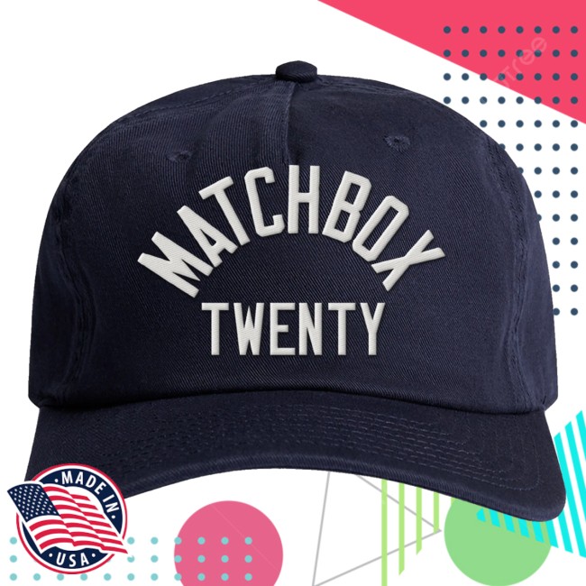 Matchbox Twenty Merch Store Askew Navy Hat 2 Matchbox Twenty Merch Store Askew Navy Hat