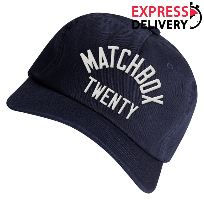 Matchbox Twenty Merch Store Askew Navy Hat 3 Matchbox Twenty Merch Store Askew Navy Hat