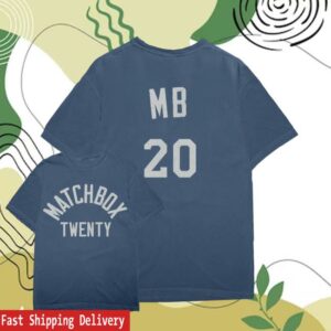 Matchbox Twenty Merch Store Shop Askew Blue Tee