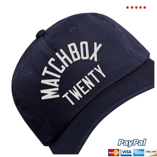 Matchbox Twenty Merch Store Shop Askew Navy Hat 3 Matchbox Twenty Merch Store Shop Askew Navy Hat