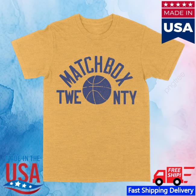 Matchbox Twenty Merch Store Shop Basketball Yellow Tee 2 Matchbox Twenty Merch Store Shop Basketball Yellow Tee