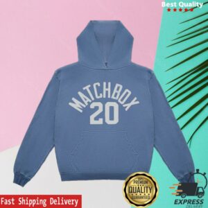 Matchbox Twenty Merch Store Shop Collegiate Blue Hoodie