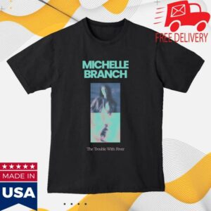 Michelle Branch Merch Store Black Gradient Block Tee