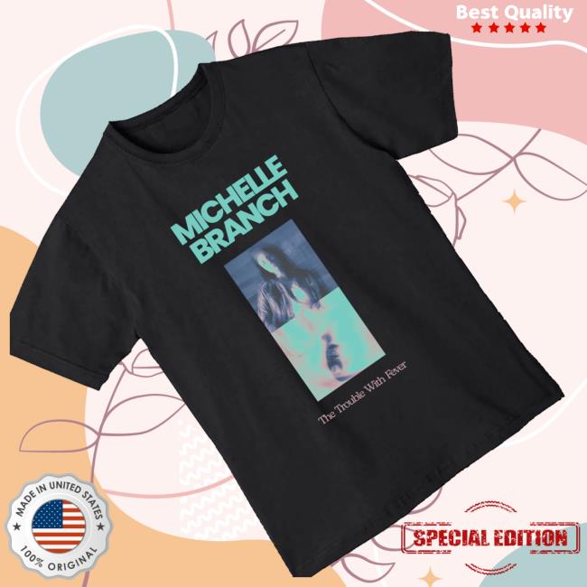 Michelle Branch Merch Store Black Gradient Block Tee 3 Michelle Branch Merch Store Black Gradient Block Tee