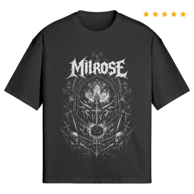Milrose Merch Store Milrose Cathedral Of Bones T Shirt