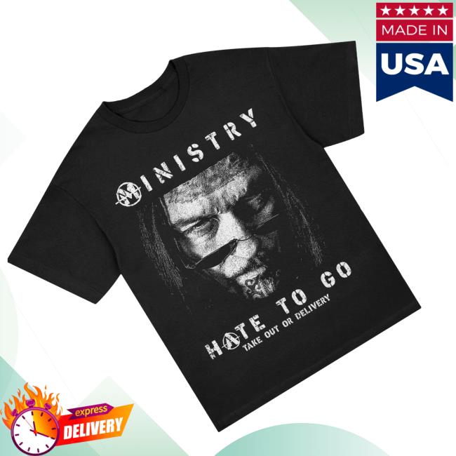 Ministry Merch Store Hate To Go Cover T-Shirt 3 Ministry Merch Store Hate To Go Cover T-Shirt