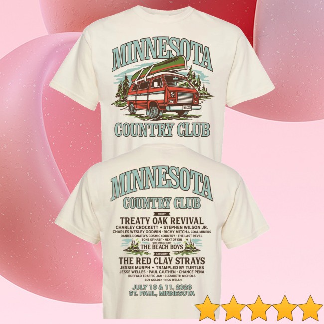 Minnesota Country Club Store Merch Camper Van Lineup Shirt 5 Minnesota Country Club Store Merch Camper Van Lineup Shirt