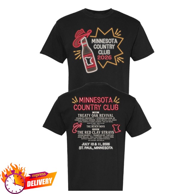 Minnesota Country Club Store Merch Neon Lineup Shirt 5 Minnesota Country Club Store Merch Neon Lineup Shirt