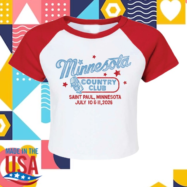 Minnesota Country Club Store Merch Star Lineup Baby Tee 4 Minnesota Country Club Store Merch Star Lineup Baby Tee