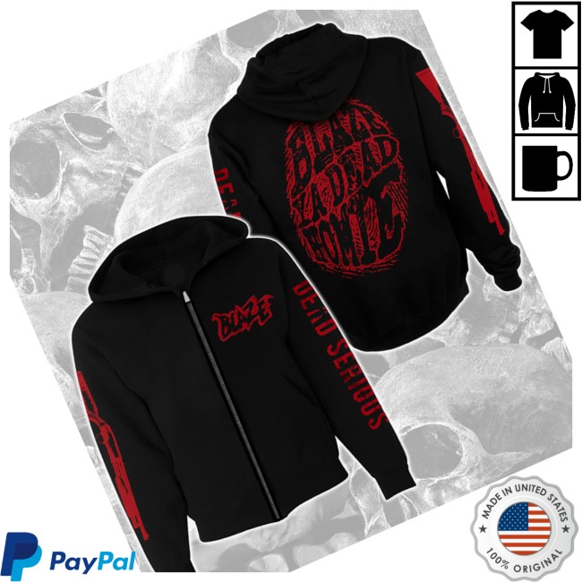 Mnestore Merch Store Blaze Dead Serious Logos Zip-Up Hoodie 3 Mnestore Merch Store Blaze Dead Serious Logos Zip-Up Hoodie