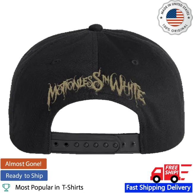 Motionless In White Store Merch 570 Snapback Hat Black 4 Motionless In White Store Merch 570 Snapback Hat Black