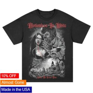 Motionless In White Store Merch Love At First Bite T-Shirt Black