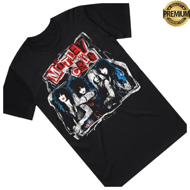 Motley Crue Merch Shop Punk Collage Tee 2 Motley Crue Merch Shop Punk Collage Tee