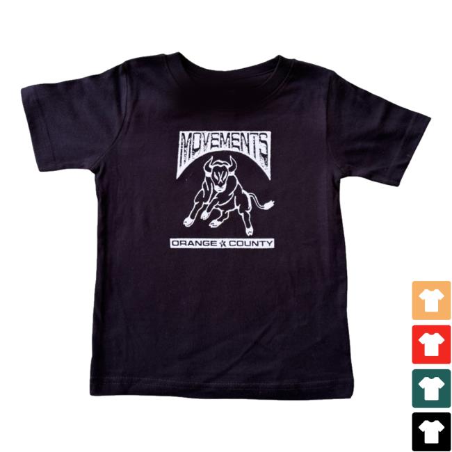 Movement Merch Store Shop O.C. Bull Toddler Tee 2 Movement Merch Store Shop O.C. Bull Toddler Tee