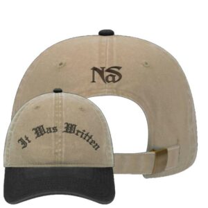 Nasirjones Merch It Was Written Embroidered Hats