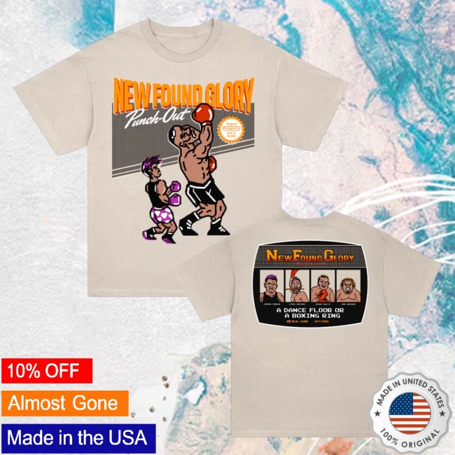 New Found Glory Store Merch Punch Out T-Shirt (Natural) 2 New Found Glory Store Merch Punch Out T-Shirt (Natural)