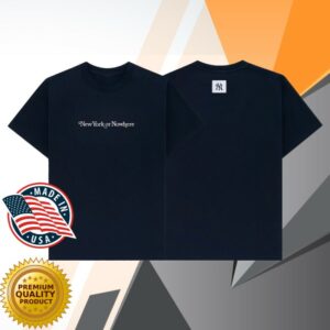 New York Or Nowhere Merch Store Yankees Signature T-Shirt Midnight