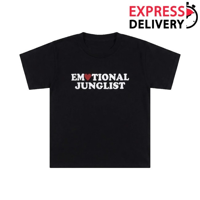 Nia Archives Merch Store Emotional Junglist Black Shirt 2 Nia Archives Merch Store Emotional Junglist Black Shirt
