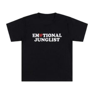 Nia Archives Merch Store Emotional Junglist Black Baby Tee