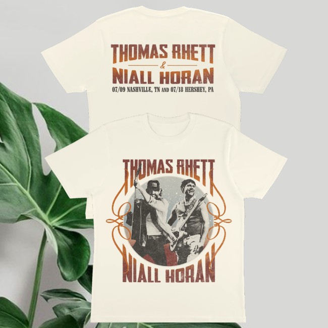 Niall Horan Merch Store Niall Horan X Thomas Rhett Live On Stage Shirt