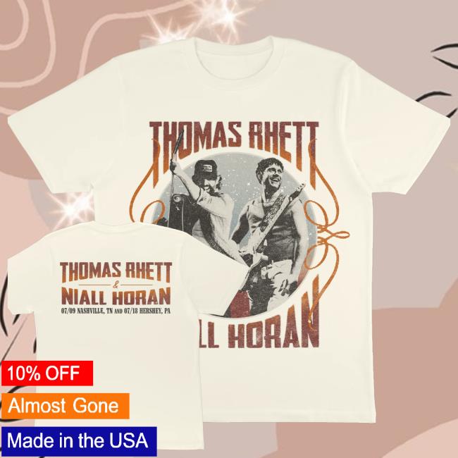 Niall Horan Merch Store Niall Horan X Thomas Rhett Live On Stage Tee