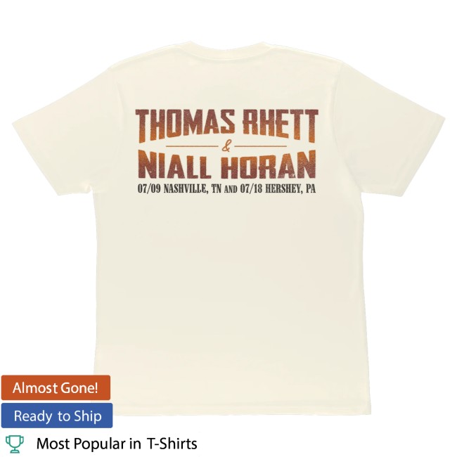 Niall Horan Store Merch Niall Horan X Thomas Rhett Live On Stage Tee