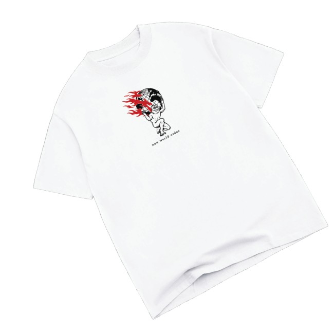 Nick Fuentes Merch Store New World Order Shirt White 3 Nick Fuentes Merch Store New World Order Shirt White