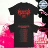 Nomad Merch Store Memphis May Fire Uk-Eu Tour Shirt