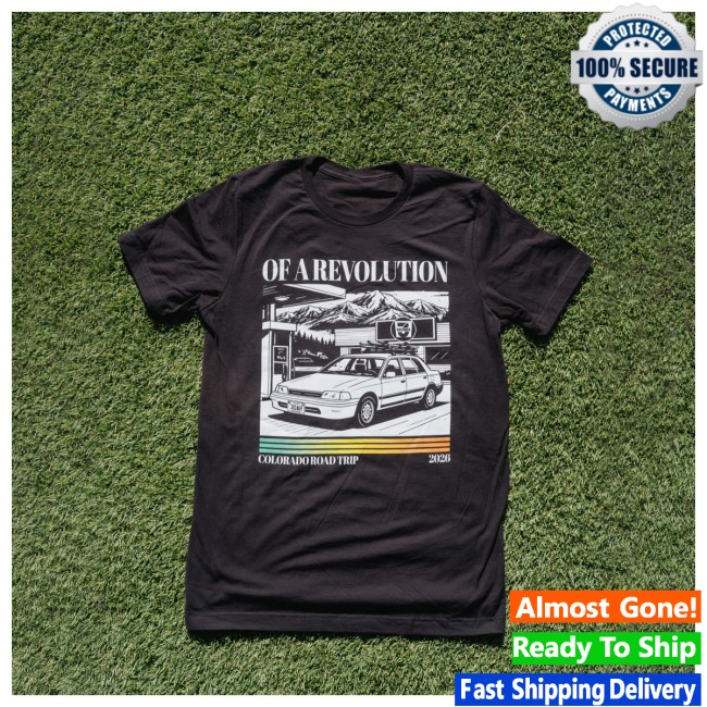 Oar Merch Store Colorado Road Trip 2026 Tour Tee