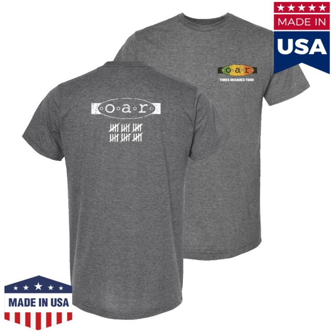 Oar Merch Store Three Decades Tee