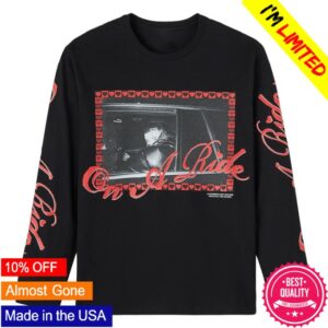 October's Very Own Merch Store Heart Eyes Long-Sleeve Tee Black